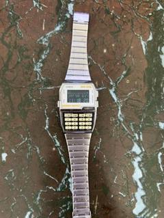 CASIO データバンク 腕時計 シルバー