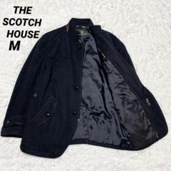 ✨三越発高級✨THE SCOTCH HOUSE ウール混ステンカラージャケッ　M ✨三越発高級✨THE SCOTCH HOUSE ウール混ステンカラージャケッ