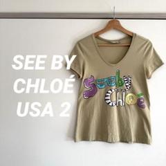 See by Chloe ロゴ グラフィック Tシャツ 長袖 新品未使用 See by Chloe ロゴ グラフィック Tシャツ 長袖 新品未使用（楽天