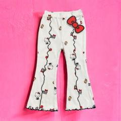最安値❣️ハローキティ フリース パジャマパンツ キティちゃんズボン ハローキティ フリース パジャマパンツ キティちゃんズボン