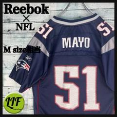 リーボック NFL プリントチームロゴ ペイトリオッツ ゲームシャツ 5526