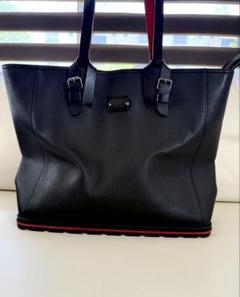 Christian Louboutin レザートートバッグ カバイカーブラック