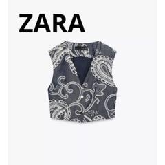 美品✦ZARA ベロアベスト S 黒ブラック ボヘミアン コード刺繍 ジレ ZARA（ベスト/ジレ ・ ブラック/黒色系）のフリマアイテム一覧