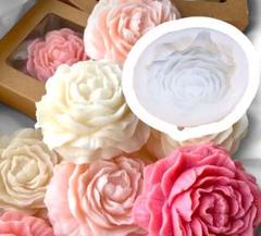⑧ 薔薇 バラ シリコン型 シリコンモールド キャンドル 型 立体 花 道具