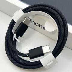 【レア】Apple純正 USB-C 編み込み式充電ケーブル ブラック A2795