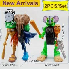イタリアンブレインロット組み立て式フィギュアセット 2PCS