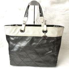 【美品】CHANEL トートバッグ パリビアリッツ MM A4収納可能