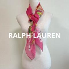 RALPH LAUREN シルクスカーフ ロッキー山脈 ラルフローレン
