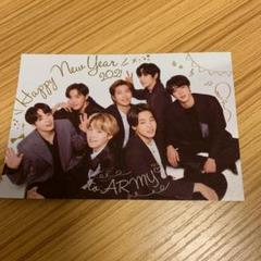 bts 会報　クリスマスカード　happynewyearカード 通販でクリスマス BTS ファンクラブ会報＋クリスマスカード＋
