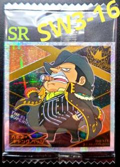 【未開封!!】ワンピース大海賊シールウエハース★ベッジ★SW3-16 SRのサムネイル