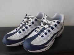 Nike Air Max 95 ホワイト/ネイビー 状態良好！！最終値下げです。 2025年最新】エアマックス95ネイビーホワイトの人気アイテム