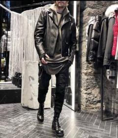 希少　Rick Owens レースアップ コンバットブーツ 43 希少 Rick Owens レースアップ コンバットブーツ 43