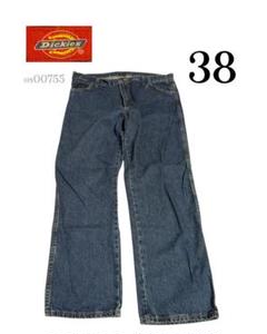 ビッグDickiesディッキーズ　古着デニムバギーパンツ38股下78cmのサムネイル