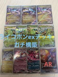 ポケモン引退品 ライコポンexデッキ タケルライコ構築済みデッキTier1デッキ 本格構築 タケルライコexデッキ オーガポン採用 ライコポン