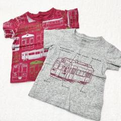 阪急電車 ブランシェス Tシャツ 2枚セット 80 男の子 branshes