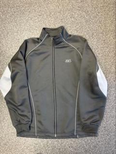 激レア！ビンテージasics ジャージ ジャケット グレー Lサイズ asics - アシックス asics ジャージ グレー シルバー 上下