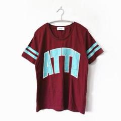 ビッグロゴ Tシャツ BROWNY ブラウニー【M】ユニセックス ボルドー