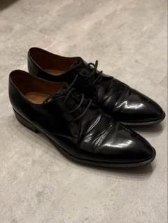 CELINE セリーヌ エナメルシューズ 革靴 プレーントゥ 外羽 3ホール CELINE セリーヌ エナメルシューズ 革靴 プレーントゥ 外羽 3