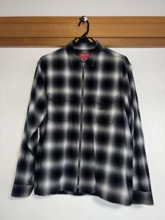 Supreme Shadow Plaid Flannel ZipUp Shirtのサムネイル