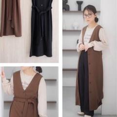 しまむら　tal.by yumi ワンピース　シアーブルゾン　ジレ　ジャケット しまむらtal.by yumi ワンピースシアーブルゾンジレジャケット