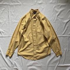 古着　90s　LANDSEND　ランズエンド　長袖　シャツ