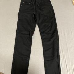 ブラック スキニーデニムパンツ