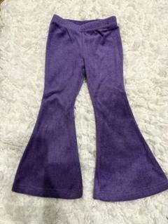 ヨンコン　紫　フレアパンツ　M 100センチ