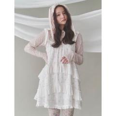 【merry jenny】floralフレアミニワンピース floralフレアミニワンピース（ワンピース）｜merry jenny