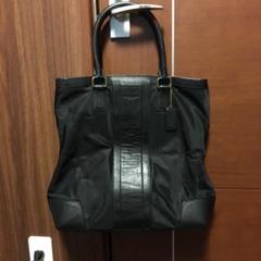 未使用 コーチ COACH 2way トートバッグ ナイロン+牛革レザー