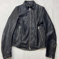 アバハウス 本革ゴートスエード ブラックレザージャケット シングルライダース ABAHOUSE ゴートスエードブラックレザージャケット 本革シングル