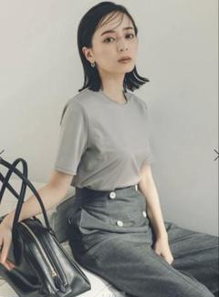 anuans グロッシーカットトップス グロッシーカットトップス(F BLACK): トップスanuans