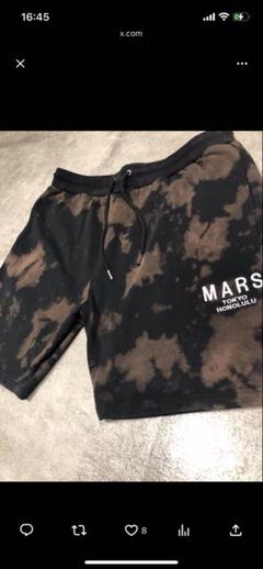 MARSヒーロージム タイダイ ショートパンツ ブラウンXXL LYFT