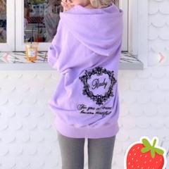 Rady❤︎花びらアイリスフラワーセットアップ ショーパンパーカー