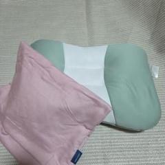 西川ポリエチレンパイプまくら 　ピンクカバー付き