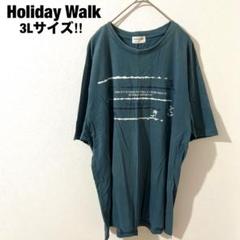 Holiday Work 大きいサイズ 3L 半袖 Tシャツ 普段着 ゆったり
