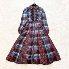 Sov. ソブ シャツワンピース ヴィンテージデザイン ロングワンピース Sov. ソブ シャツワンピース ヴィンテージデザイン ロング