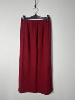 J452 used レッド 赤 ロング スカート ボトム - メルカリ