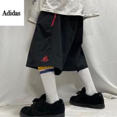 00s Adidas 2XL ジャージ バギーパンツ ショーツ 極太 Tech