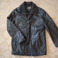 Karl Lagerfeld ブラック レザー コート ジャケット