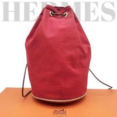 エルメス　ポロションミミル　ショルダーバッグ　リュック　ホワイト エルメスポロションミミルGM アイボリー ユニセックス