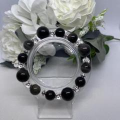 黒曜石ブレスレットvol.Ⅱ ハンドメイド