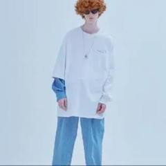 ADD SEOUL ロンT デニムスリーブ