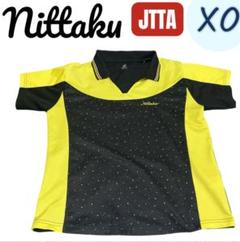 ニッタク 卓球 ユニフォーム XOサイズ（JTTA公認）黒×黄