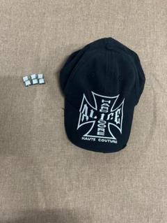 Alice Hollywood 刺繍CHOPPER ロゴキャップ ブラック 帽子