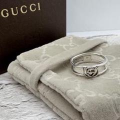 GUCCI グッチ インターロッキング スリム リング ag925 #17付属品 グッチ インターロッキング リング ワイド」の人気商品一覧