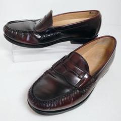 良品✨COLE HAAN 本革 ローファー 24.5 バーガンディ C12755のサムネイル