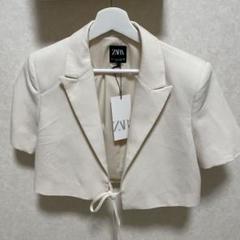 ZARA ザラ ショート丈ジャケット - メルカリ