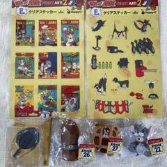 トムとジェリー1番くじ　ステッカー2点フィギュア4点