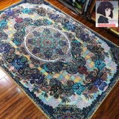 ビンテージペルシャトルコリビングルームコーヒーテーブルブランケット寝室敷物5