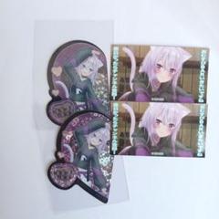 未確認スリーブ　猫又おかゆ　スリーブとプレイマットセット　未開封未使用 ホロライブ どろけん 泥棒建設 猫又おかゆ 集合 スリーブ プレイ